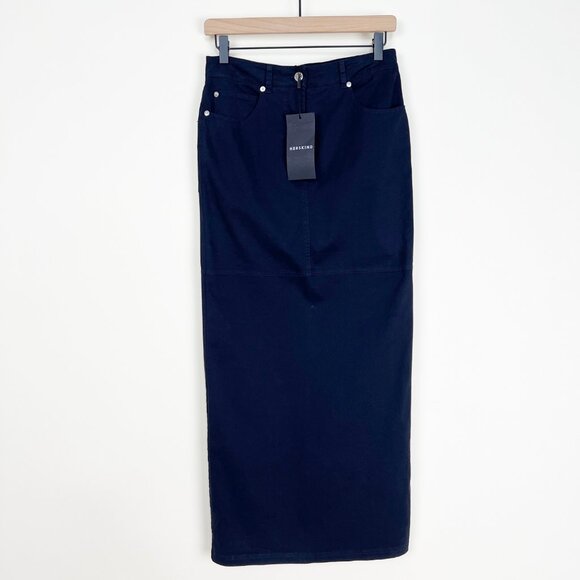 New HERSKIND Nikita Skirt Midi Maxi Column Straight Quiet Luxury Old Money Luxe - Picture 4 of 12